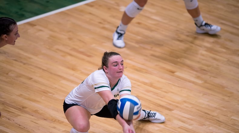 Wright State's Jenna Story is a three-time defensive player in the Horizon League. Joe Craven/Wright State Athetics