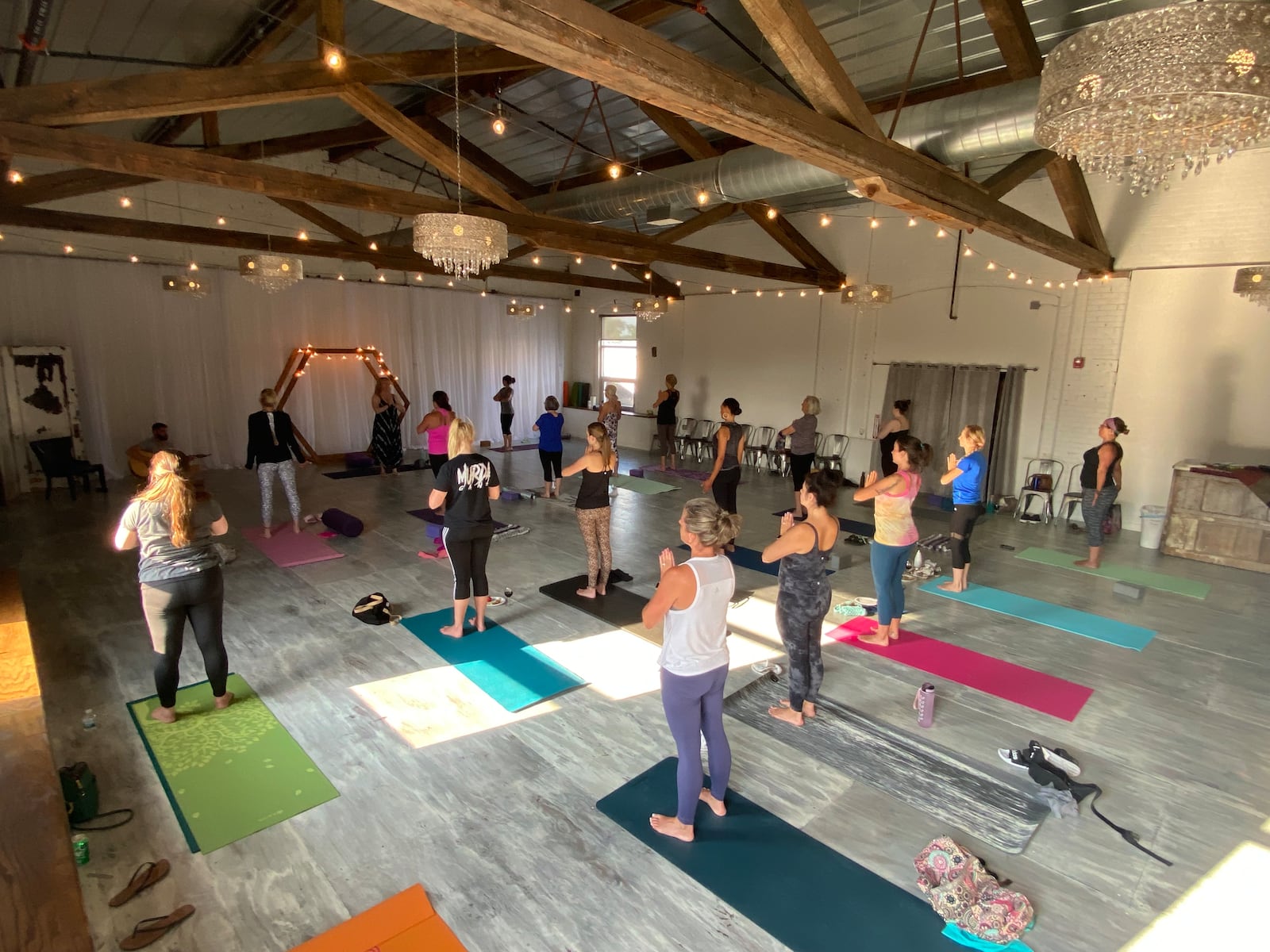 Yoga is one of the many wellness events hosted at The Brightside - CONTRIBUTED