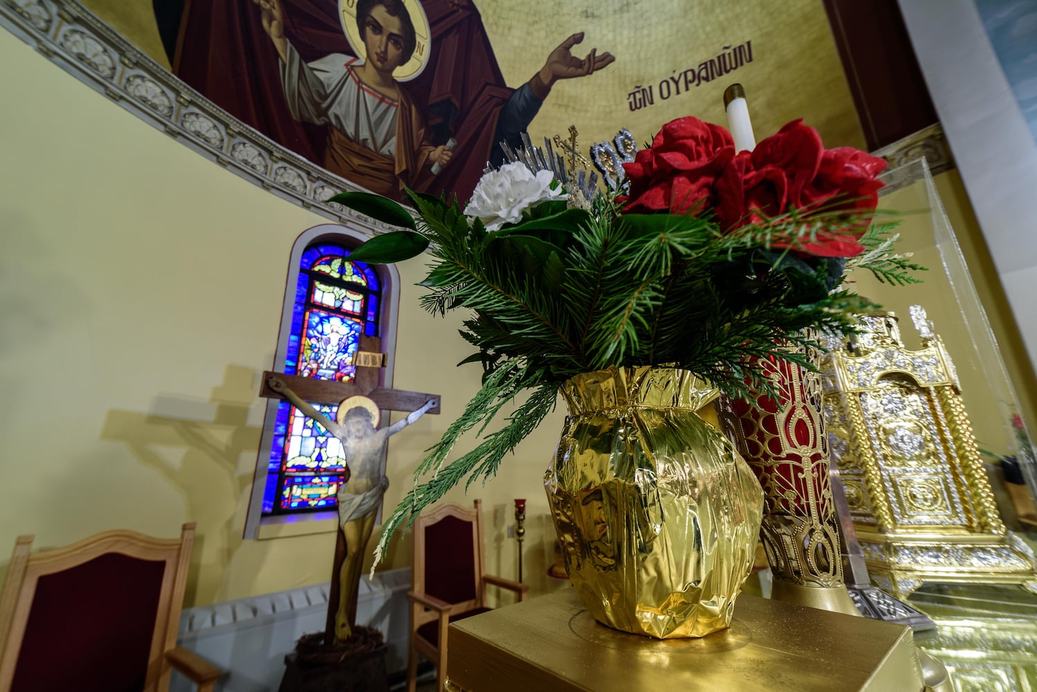 PHOTOS: The exquisite Annunciation Greek Orthodox Church decorated for Christmas