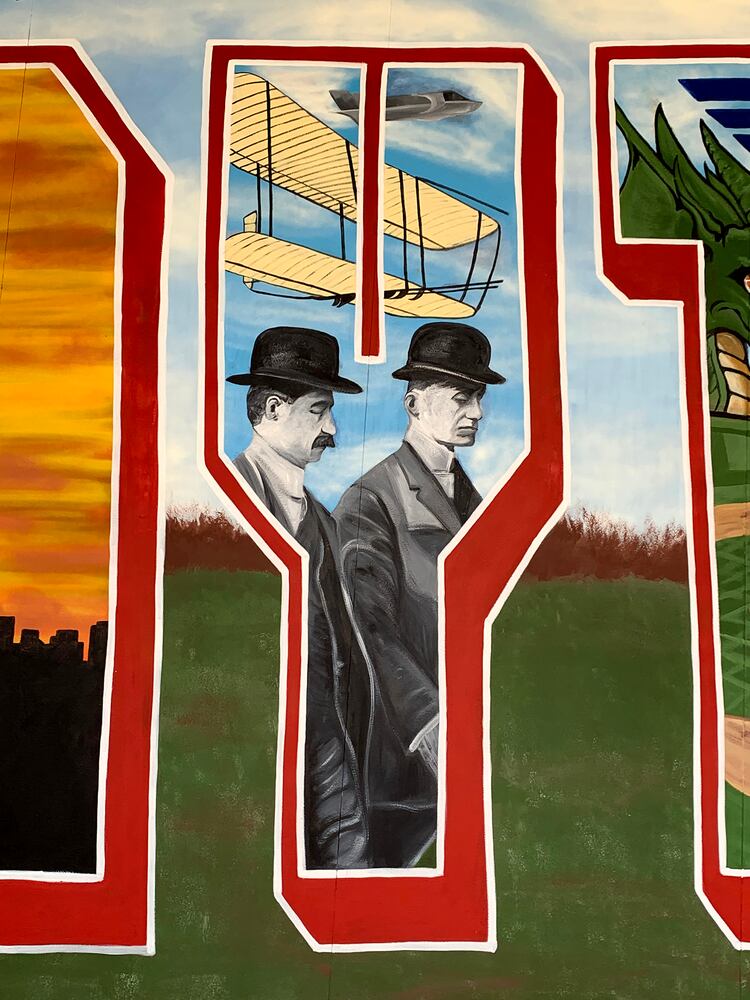 PHOTOS: New mural sends greetings from the Gem City