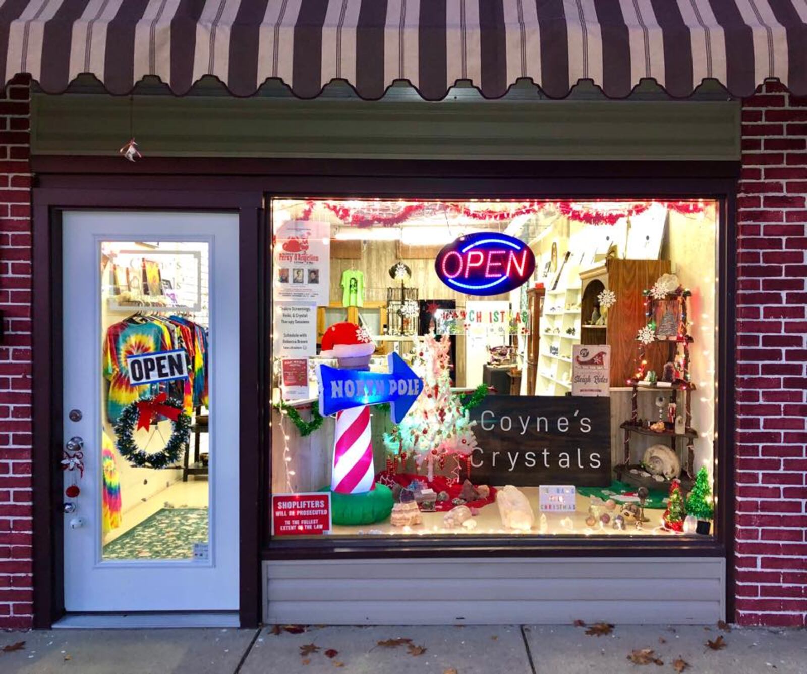 This rock shop has crystals of all varieties, shapes, and sizes plus gift items for any rock collector on your list.