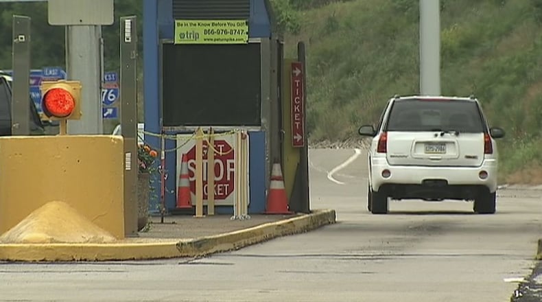 Motorists using the Pennsylvania Turnpike will be charged electronically or will have invoices mailed to them. (WPXI/Cox Media Group)