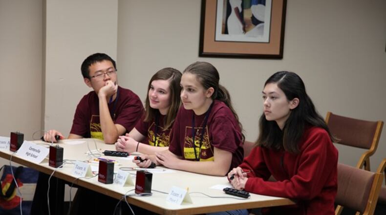 A team of students from Centerville High School competed in the National Ocean Sciences Bowl (NOSB) finals held April 19-22 in Washington, D.C. and placed 11th place overall out of 23 teams. Students on the team included: Elizabeth Crump, Olivia Ralston, William Zhang, Maggie Gottschall, and Anita Rhodes. Katie Weeman/CIRES CONTRIBUTED