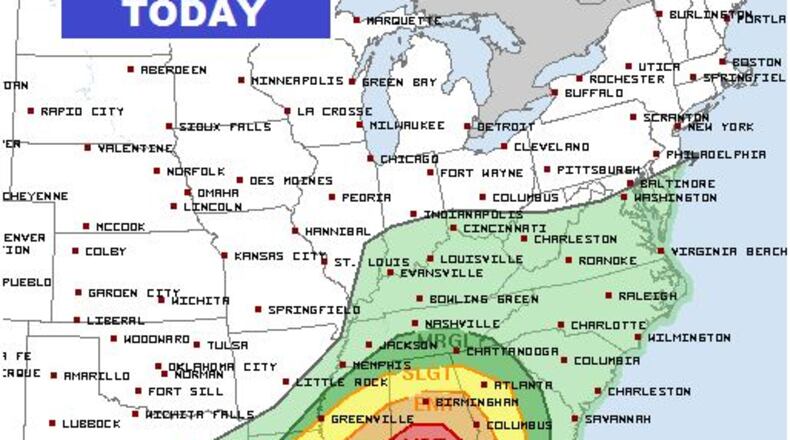 Weather graphic by StormCenter 7 Chief Meteorologist Eric Elwell.