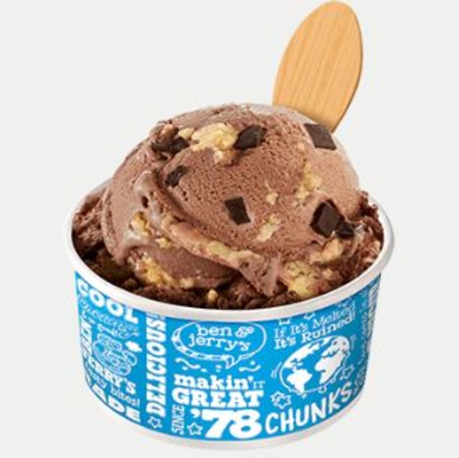 Chip Happens from the Ben & Jerry's location in Dayton.