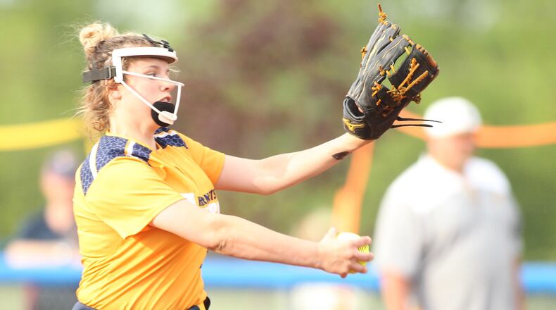 Monroe’s Alyssa Wagner throws a pitch. David Jablonski/Staff