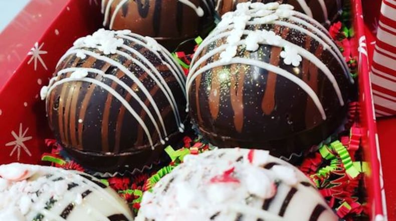Boozy bombs at Cake, Hope, and Love bakery in Beavercreek.