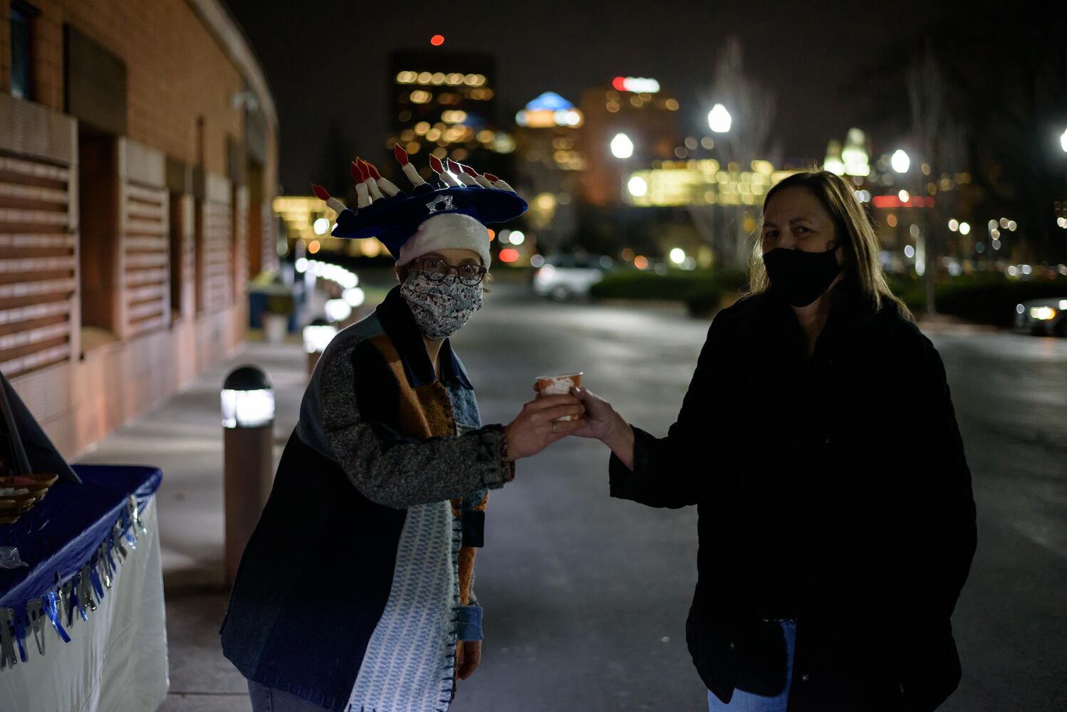 PHOTOS: Temple Israel's Hanukkah Drive-Thru Experience