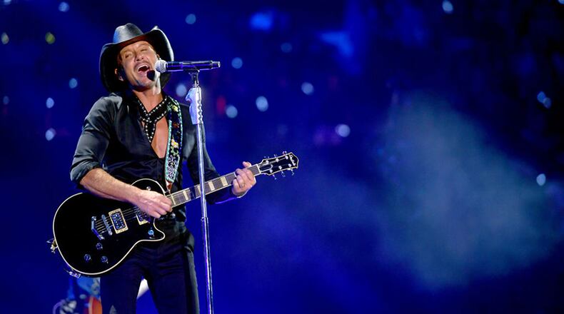 LAS VEGAS, NEVADA - SEPTEMBER 20: (EDITORIAL USE ONLY) Tim McGraw performs onstage during the 2019 iHeartRadio Music Festival at T-Mobile Arena on September 20, 2019 in Las Vegas, Nevada. (Photo by Matt Winkelmeyer/Getty Images for iHeartMedia)
