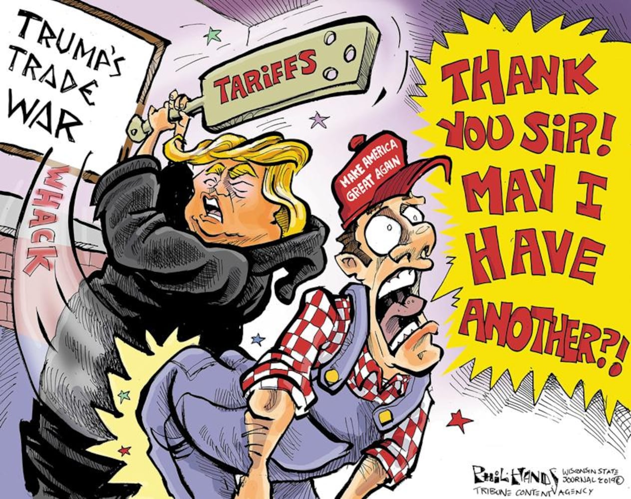 Week in cartoons: Abortion restrictions, trade wars and more