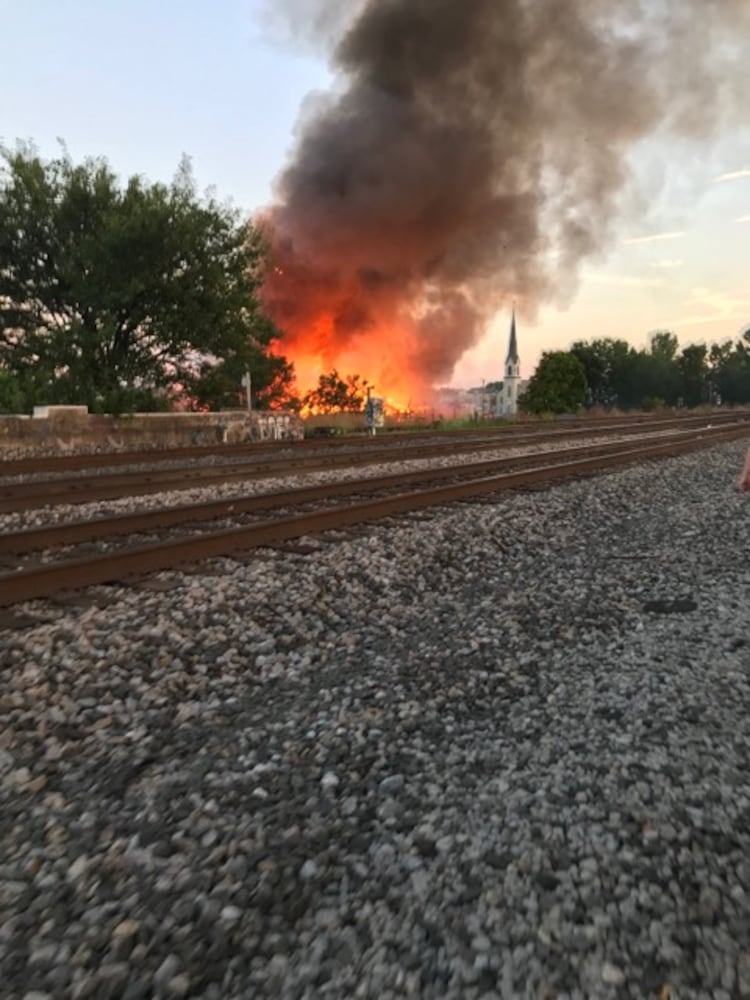 Downtown Dayton Fire