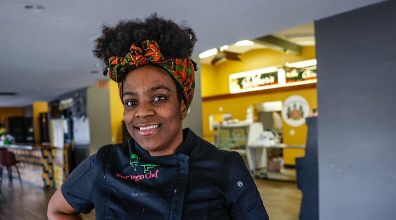 Shamika Milliner is the owner of Your Vegan Chef. JIM NOELKER/STAFF