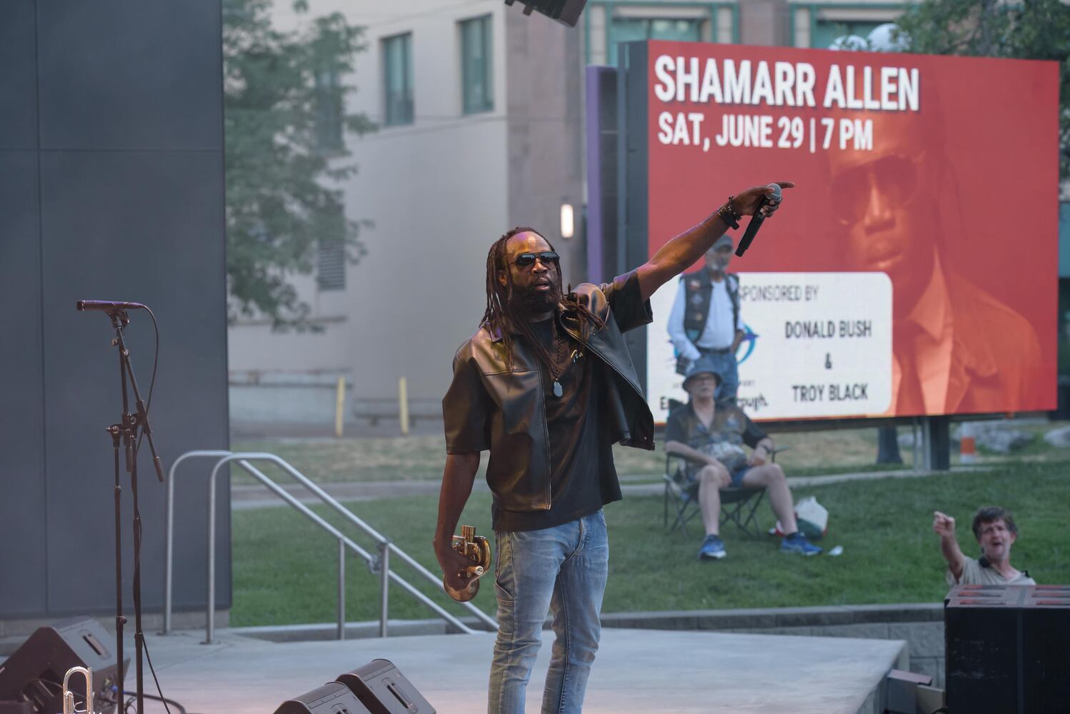 PHOTOS: Shamarr Allen with The OG Players live at Levitt Pavilion