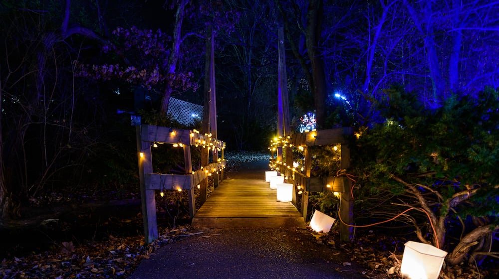 Woodland Lights is located in Countryside Park at 895 Miamisburg-Centerville Road in Washington Twp. TOM GILLIAM / CONTRIBUTING PHOTOGRAPHER