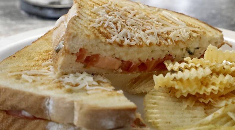 A sandwich at Cafe Paradiso. BILL LACKEY/STAFF