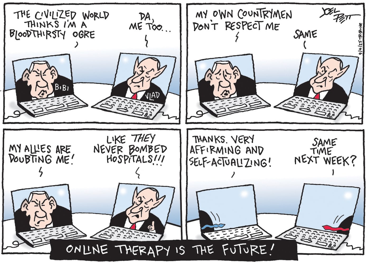 CARTOONS: Joel Pett, Sept. 9, 2025