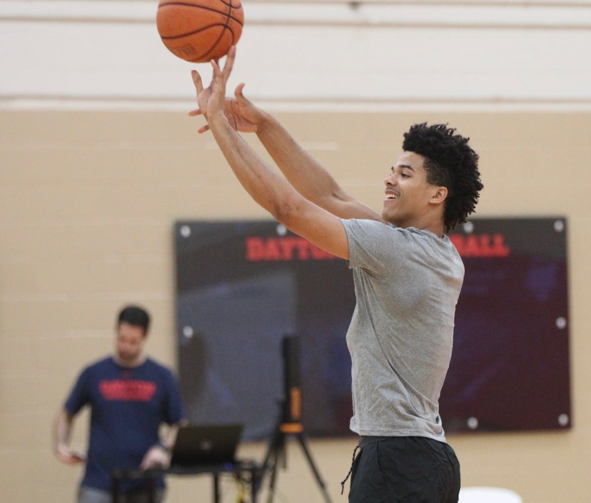 Photos: Dayton basketball practice at Cronin Center