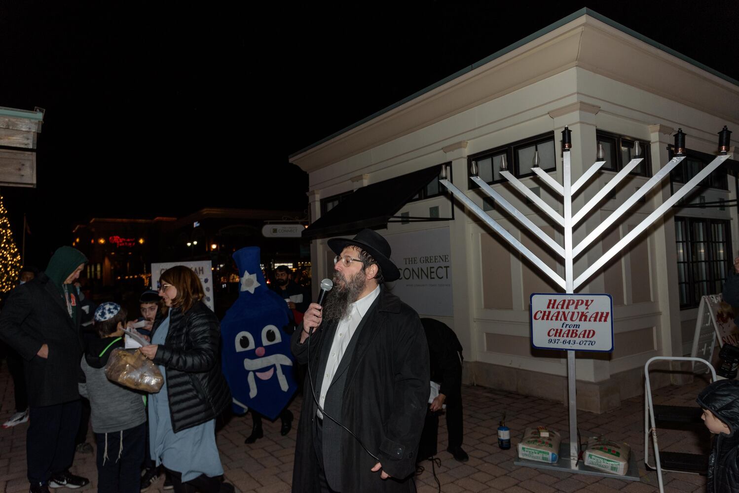 PHOTOS: Chabad of Greater Dayton’s Grand Menorah Lighting at The Greene