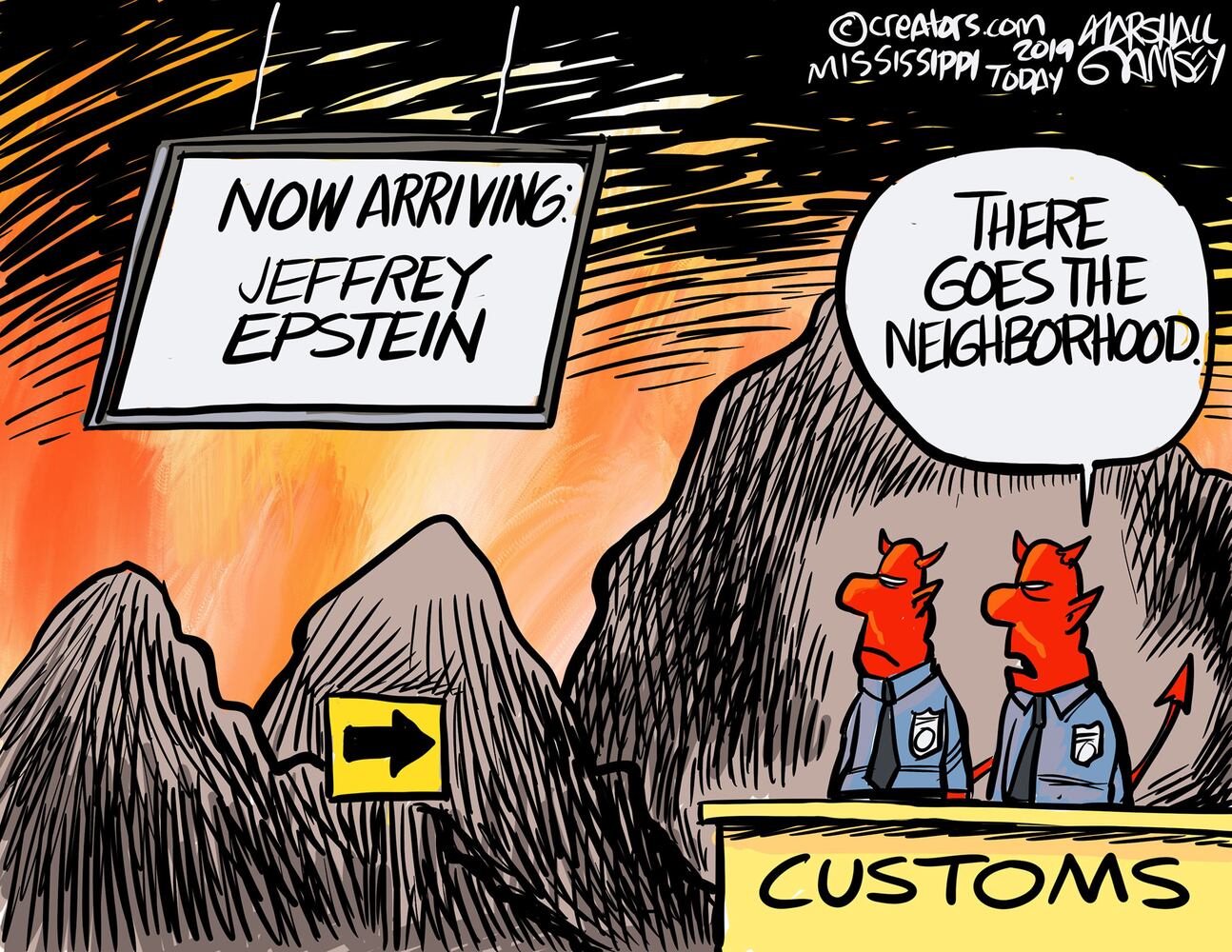 Week in cartoons: Jeffrey Epstein, the economy and more