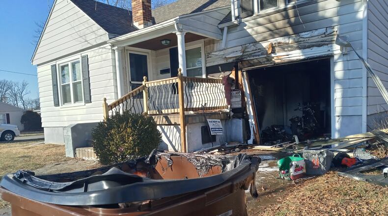 One person was taken to a local hospital following a house fire in the 700 block of Broad Boulevard in Kettering. JOSH SWEIGART/STAFF