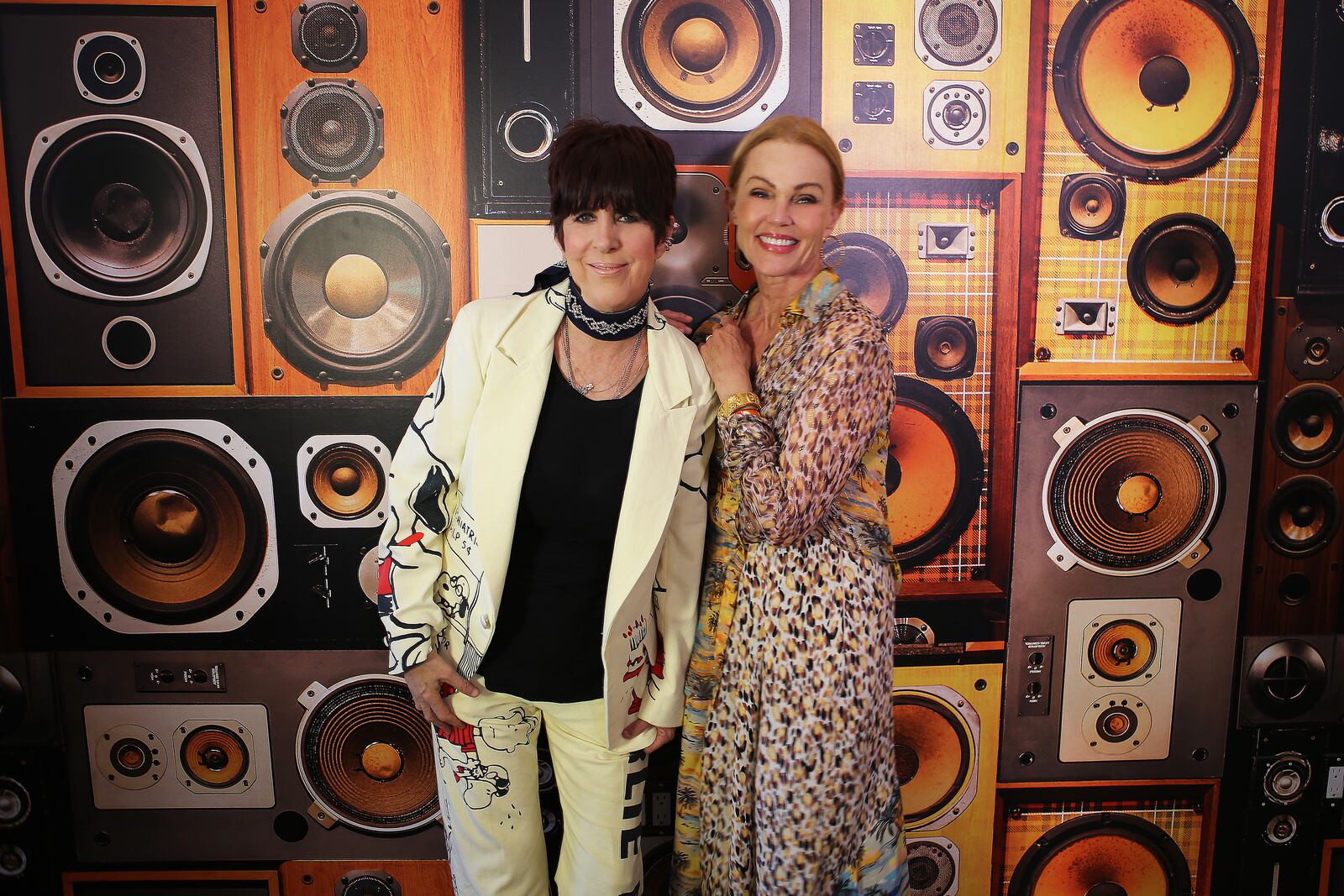 Belinda Carlisle (right), performing at Rose Music Center in Huber Heights on Tuesday, July 11, with hitmaking songwriter Diane Warren. The friends collaborated once again on Carlisle’s latest EP, “Kismet.”