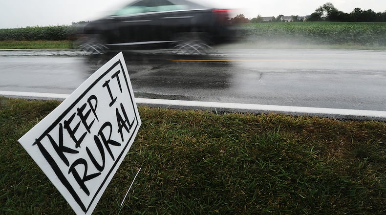 Residents on Haber Road are combining to prevent the construction of 125 single-family homes on a 43-acre of land in Clayton. MARSHALL GORBY\STAFF