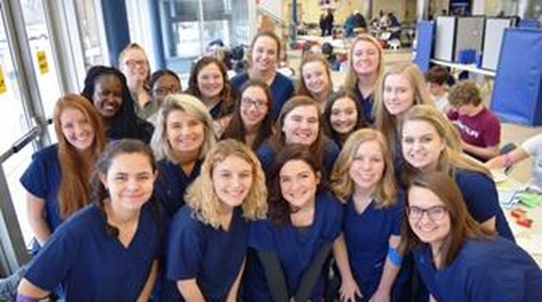The contributions of the Fairmont Career Tech Center’s Allied Health student volunteers are one reason why Fairmont’s blood drives are successful. CONTRIBUTED
