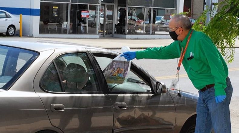 The Dayton Metro Library is offering curbside pickup at all branch locations. Photo courtesy Dayton Metro Library