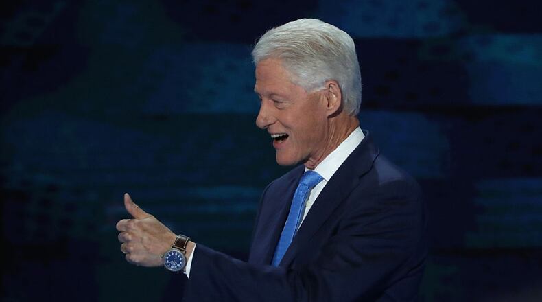 PHILADELPHIA, PA - JULY 26: on the second day of the Democratic National Convention at the Wells Fargo Center, July 26, 2016 in Philadelphia, Pennsylvania. Democratic presidential candidate Hillary Clinton received the number of votes needed to secure the party's nomination. An estimated 50,000 people are expected in Philadelphia, including hundreds of protesters and members of the media. The four-day Democratic National Convention kicked off July 25. (Photo by Alex Wong/Getty Images)