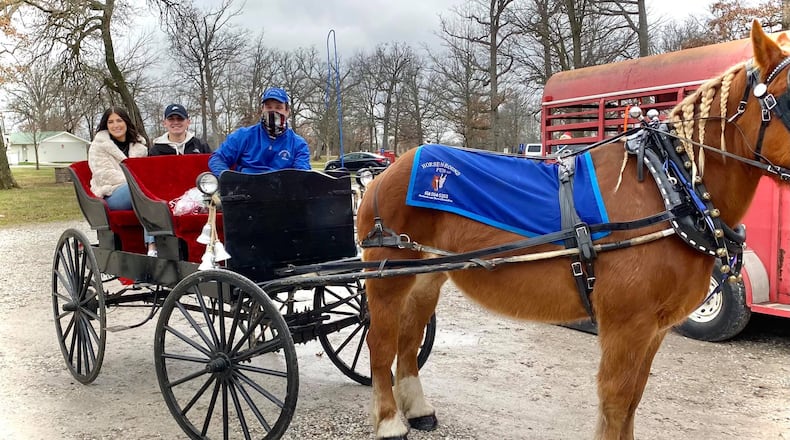 Horse-N-Round Fun will be offering sleigh rides and other outdoor winter activities at Kuhlwein's Farm Market & Deli in Hilliard on Saturday, Jan. 16 from noon to 4 p.m.