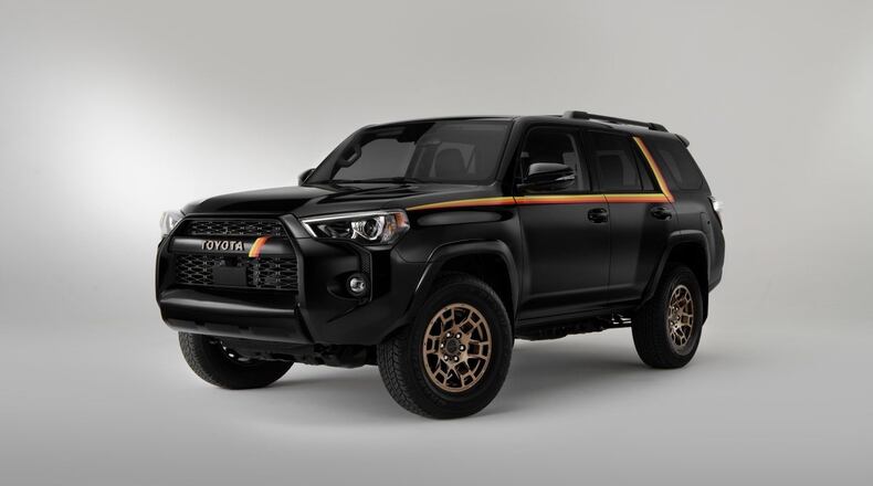 This is the 2023 Toyota 4Runner 40th Anniversary Special Edition. Toyota will produce 4,040 of these retro 4Runners. Contributed photo by Toyota