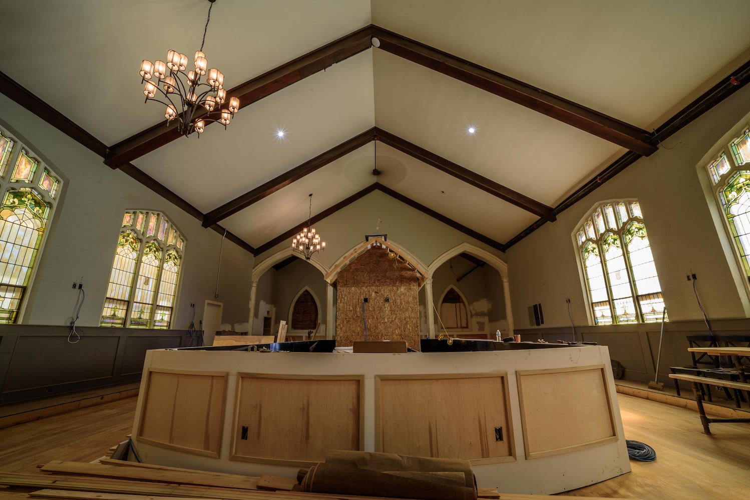 PHOTOS: Sneak peek inside church turned brewery coming this summer