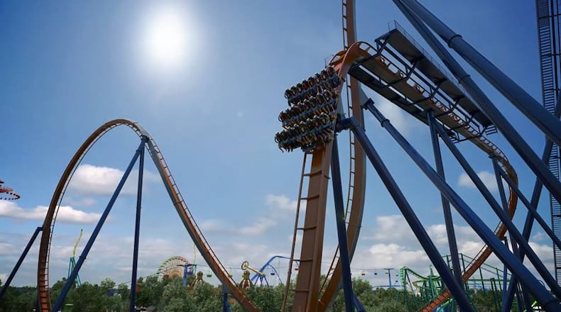 Cedar Point posted this photo to Facebook with the caption: "Valravn needs a Valentine. Any takers?"(Source: Cedar Point/Facebook)