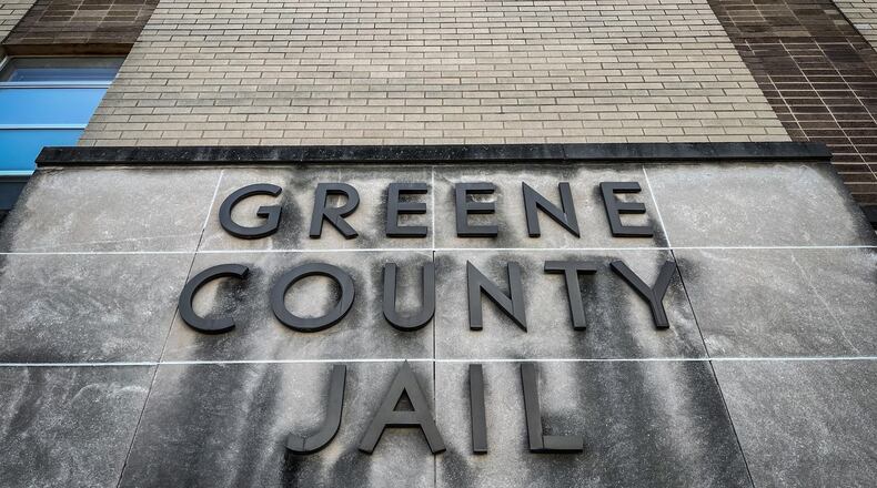 Greene County Police Maj. Kirk Keller hopes Greene County residence will pass a sales tax to replace the aging building. JIM NOELKER/STAFF