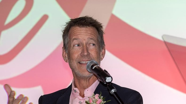 Actor/musician James Denton was the keynote speaker at the Kettering Health Foundation's 23rd annual Ribbon of Hope luncheon Oct. 24 at Sinclair Community College. Photo by  LeeAnn Yahl