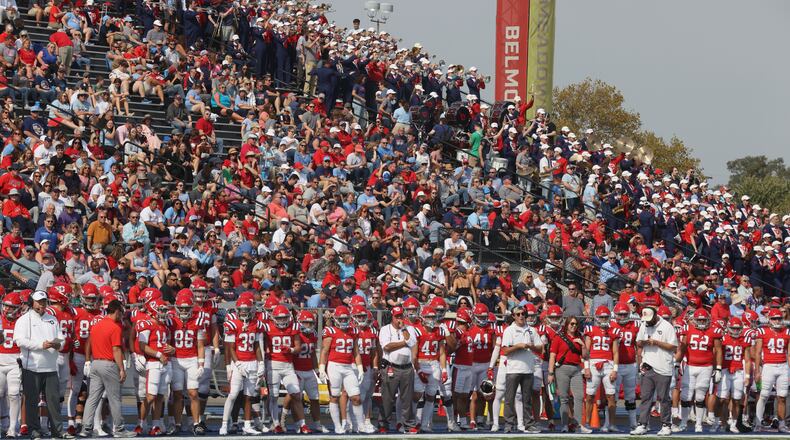 Dayton plays Davidson on Saturday, Oct. 12, 2024, at Welcome Stadium. David Jablonski/Staff