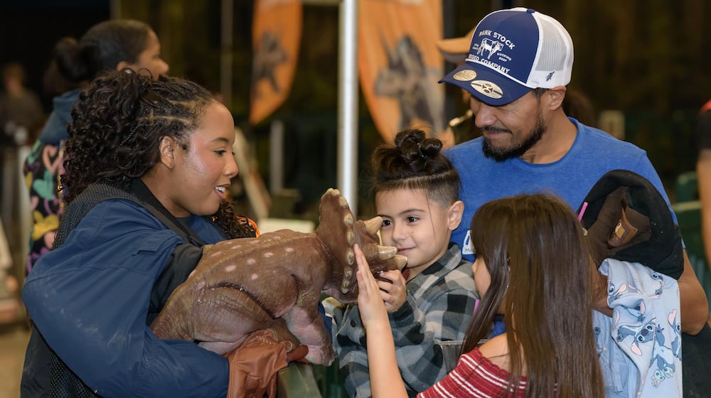 Jurassic Quest, an indoor traveling dinosaur attraction returned to the Dayton Convention Center in downtown Dayton from Friday, Feb. 6 through Sunday, Feb. 8, 2026. Here’s a look at Saturday’s highlights. TOM GILLIAM / CONTRIBUTING PHOTOGRAPHER