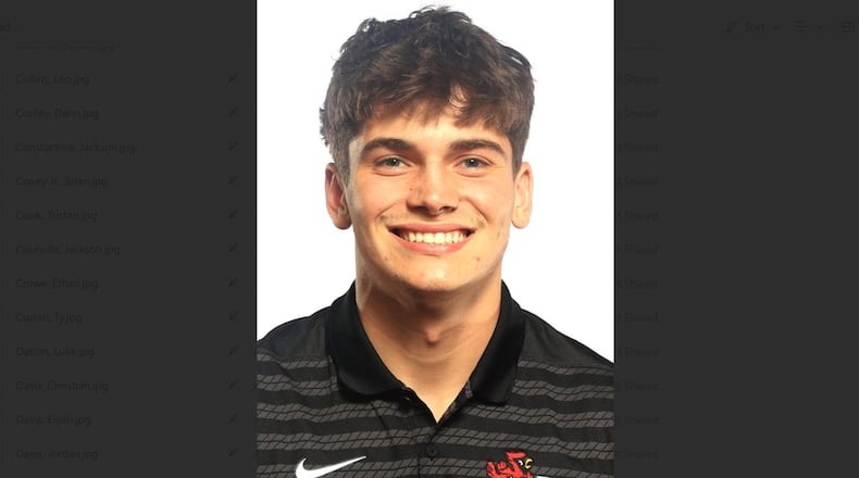 Jackson Courville, Ball State kicker, Centerville graduate. Ball State photo