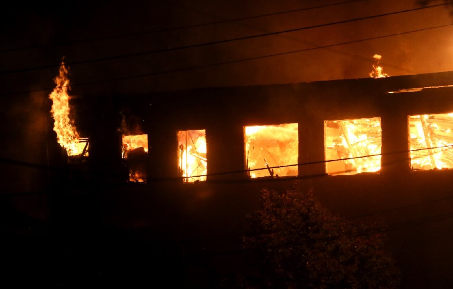 Fire at former Beckett paper mill
