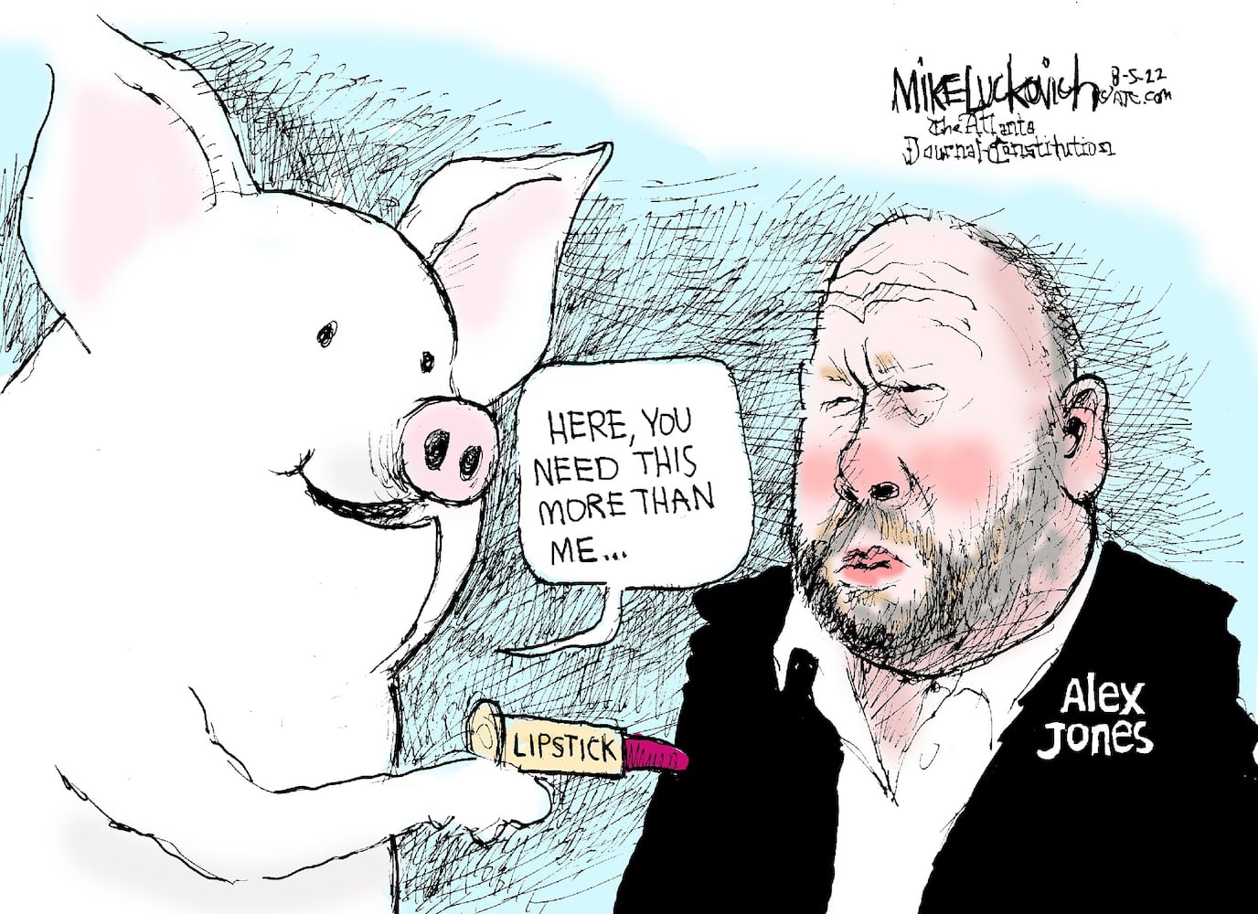 WEEK IN CARTOONS: Pelosi’s trip, Alex Jones, Kansas abortion vote and more