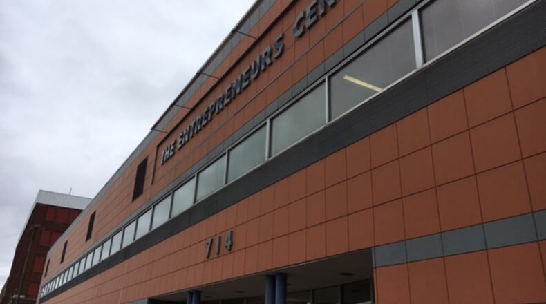 The Entrepreneurs Center maintains its hub on East Monument Avenue in downtown Dayton. THOMAS GNAU/STAFF
