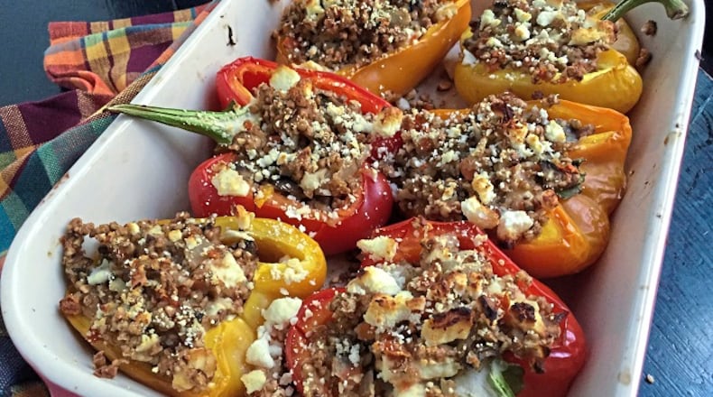 Kasha Stuffed Peppers (Gretchen McKay/Pittsburgh Post-Gazette/TNS)
