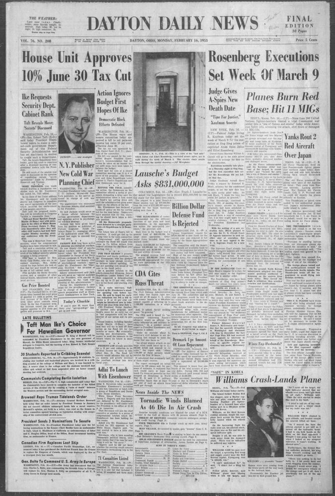 Dayton history pages