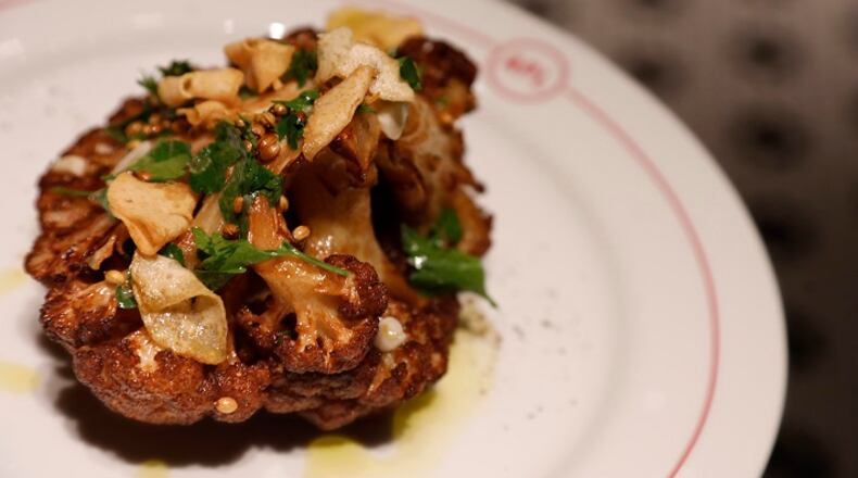 Cauliflower, with Crispy Garlic and Chili, is on the menu at APL restaurant in Hollywood, Calif. (Genaro Molina/Los Angeles Times/TNS)