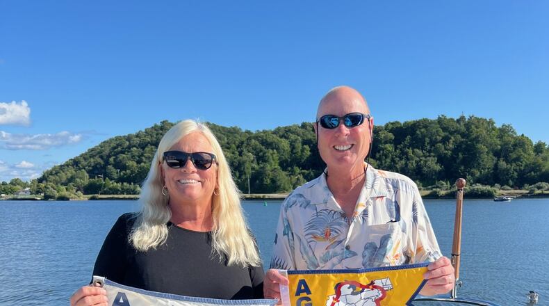 Beth and Doug Brockman, from Middletown, recently completed America's Great Loop, a 6,000-mile journey on their 48-foot boat that lasted nearly one year. SUBMITTED PHOTO