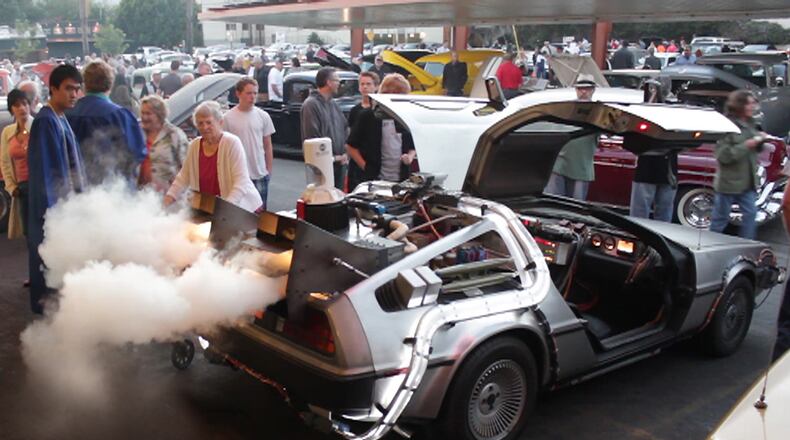 Bar 145 at Austin Landing will take guests “Back to the ’80s” this Saturday night with the help of a wing-doored Delorean similar to the car central to the plot of the classic ’80s movie “Back to the Future.” SUBMITTED