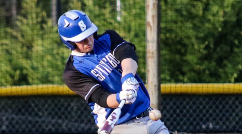 Springboro High School senior first baseman Logan Zier leads the Panthers in home runs (seven) and RBI s (35). JEFF ZIER / CONTRIBUTED