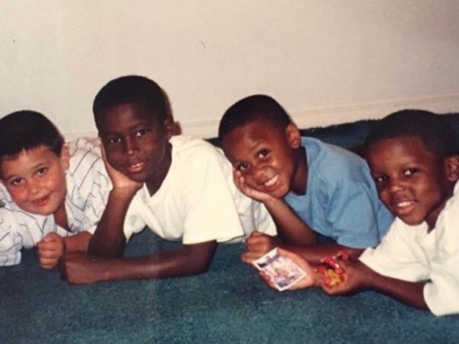 Coaches sons from left: Chris Cabrera, Preston Grant, A.J. Grant and Brandon Martin. CONTRIBUTED