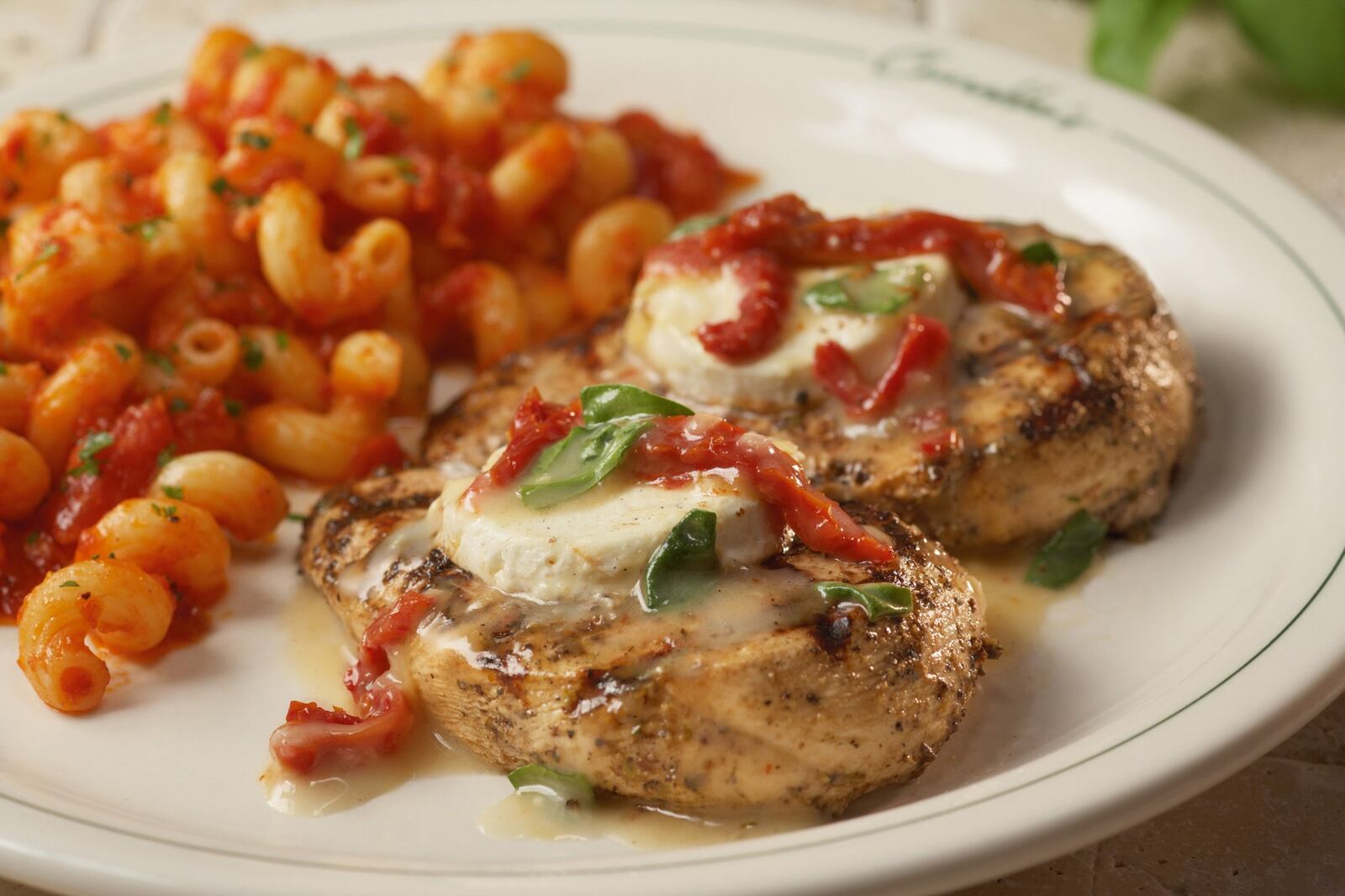 Chicken Bryan is one of the favorite dishes at Carrabba’s Italian Grill. Photo credit: Carrabba’s Italian Grill