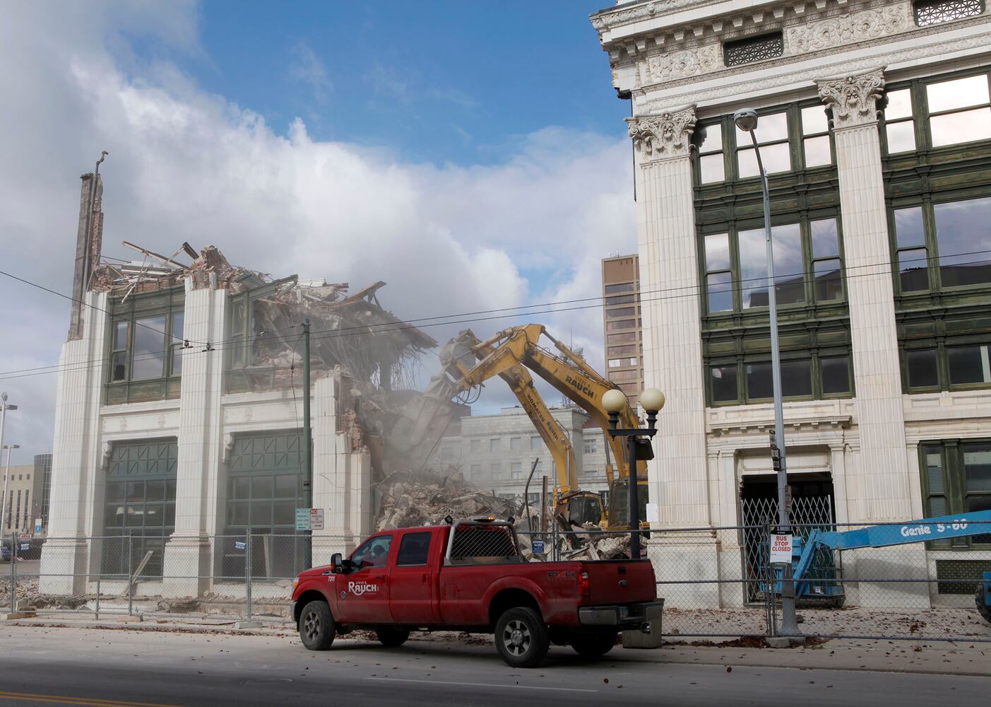 Historic DDN building facade demolished